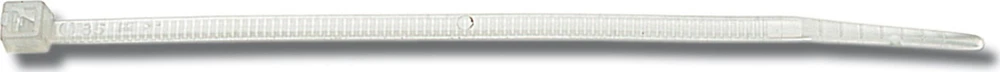 Tvirtinimo dirželis Elematic, 2,5 x 98 mm, baltas