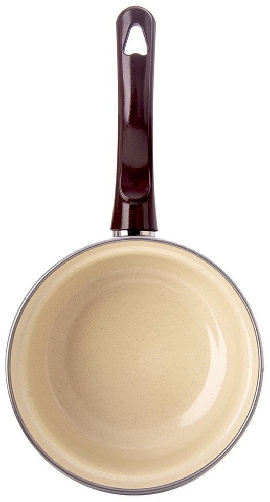 Orion Emaliuotas Puodas 12 cm, 350 ml, Rudas