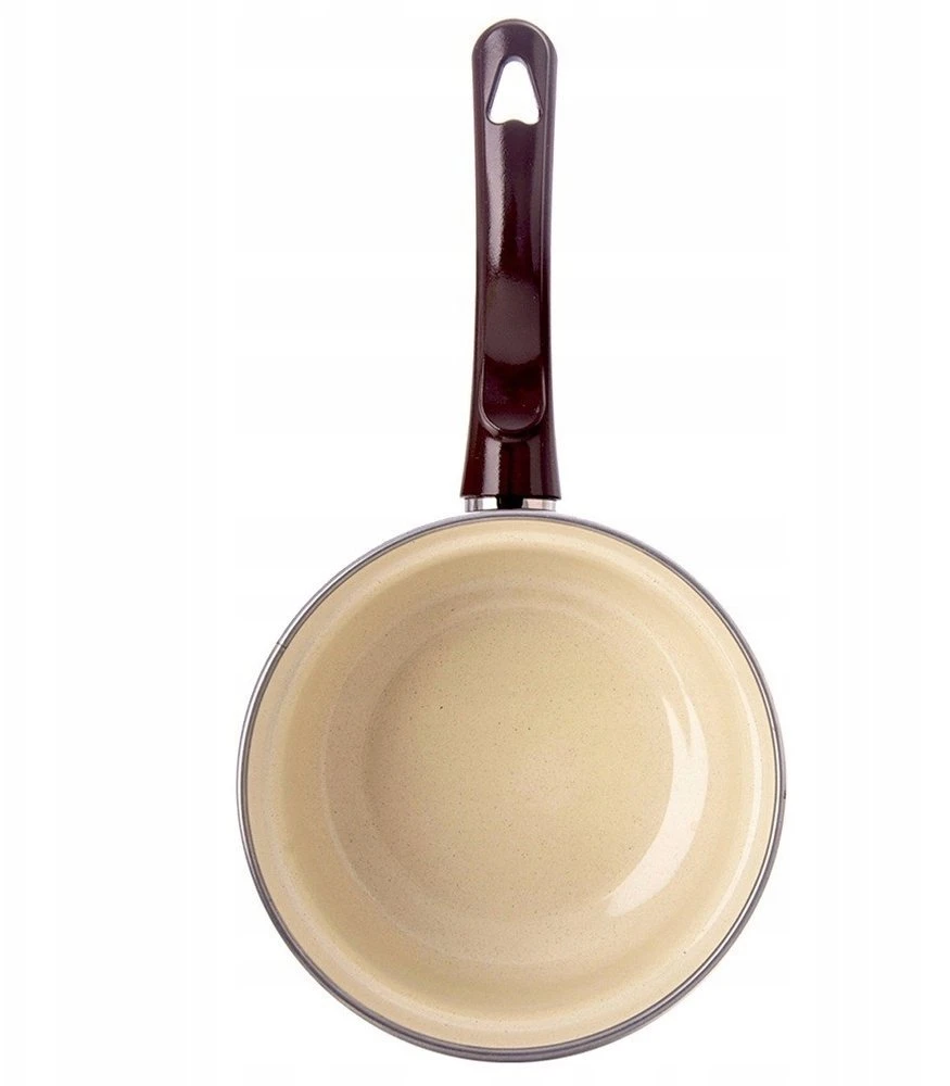 Orion emaliuota puodynė 14 cm, 620 ml, ruda