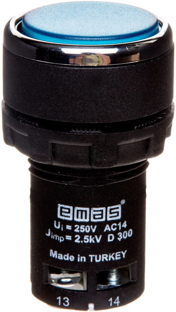 Emas Przycisk sterowniczy monoblok mėlyna (T0-MB100DM)