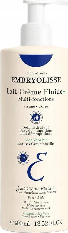 Embryolisse Lait Crème Fluid+ Face & Body daugiafunkcis veido ir kūno fluidas, 400 ml