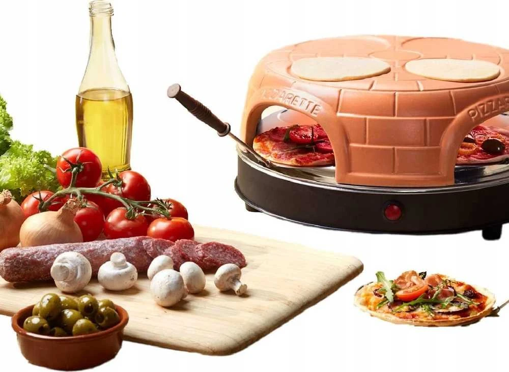 EMO Emerio Pizzarette picos keptuvė / kepsninė 1 pica(os / ų) 1100 W Juoda, Ruda