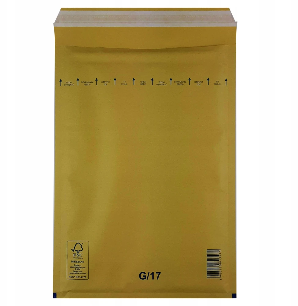 Kuvert Vokas su oro apsauga G/17 AIR, rudos sp., matmenys 230x340mm/252x350mm