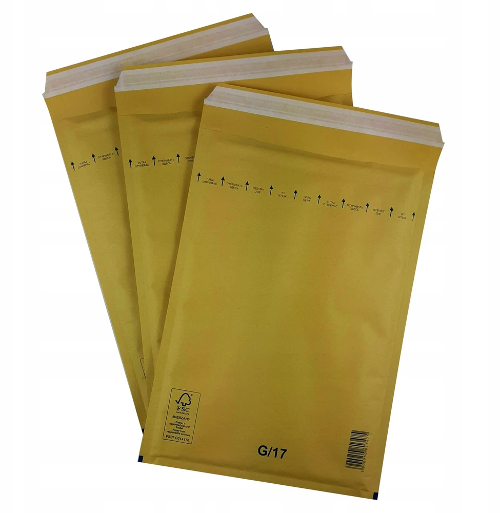 Kuvert Vokas su oro apsauga G/17 AIR, rudos sp., matmenys 230x340mm/252x350mm