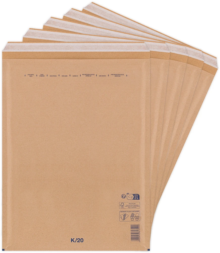 Emerson Vokas su oro apsauga K/20 AIR, rudos sp., matmenys 350x470mm/372x480mm
