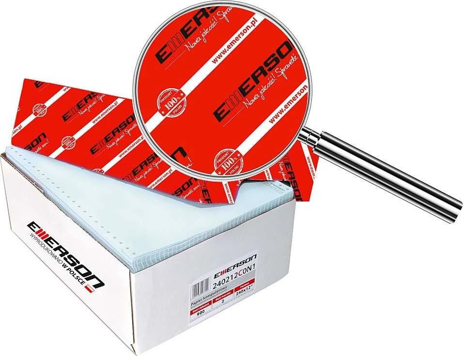 Emerson Papier do drukarki igłowej 2-warstwowy 240x12'' 60g 900 arkuszy