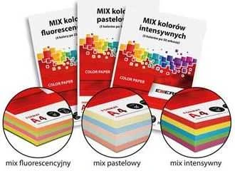 Emerson A4 kopijavimo popierius 80g mix color 100 lapų