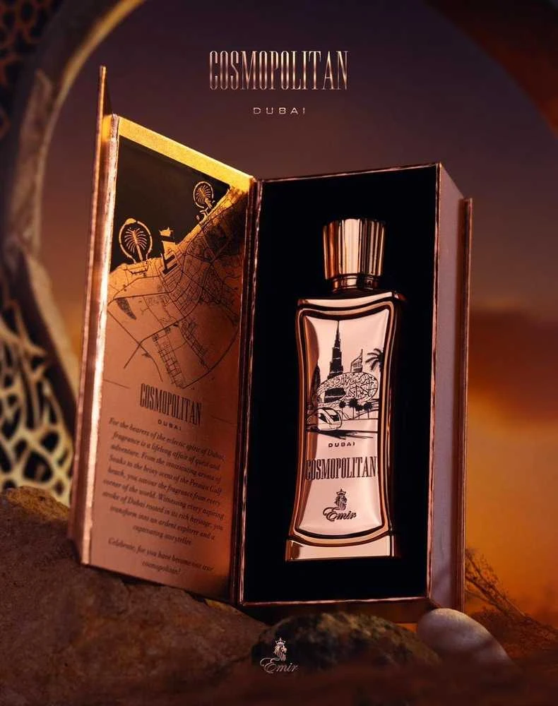 Emir Cosmopolitan Dubai EDP parfumuotas vanduo vyrams, 100 ml