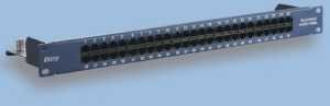 EMITERNET 19" telephone panel/ISDN 50XRJ45 (1U) mėlynas FN/TEL/FA850KT5084BK