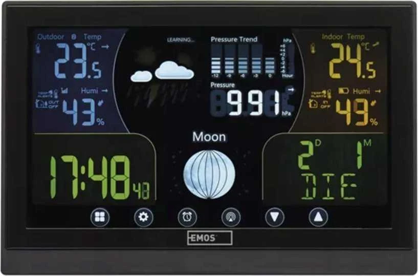 Emos Belaidė meteorologinė stotelė su lauko temperatūros, drėgmės jutikliu