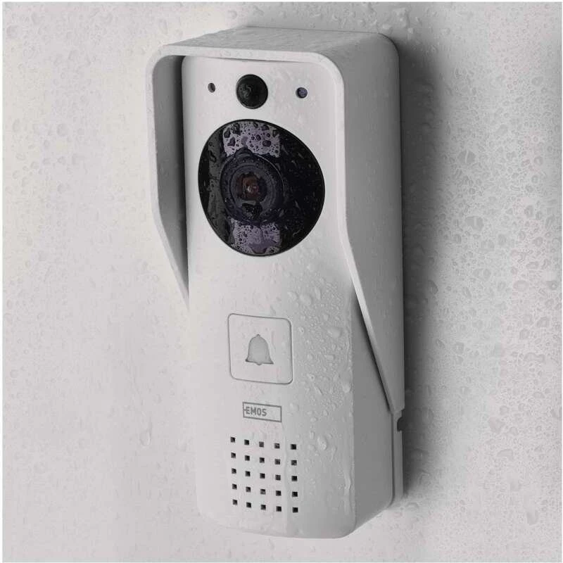 „Emos IP-09D“ vaizdo durų skambutis su „Wi-Fi“, baterija ir saulės baterija H4030