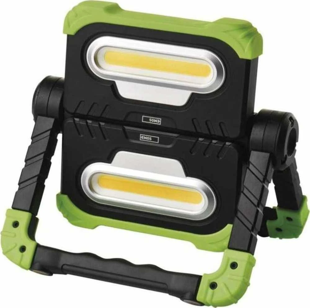 Emos Emos LED prožektorius P4536 2xCOB 2000 lm powerbank 8000 mAh juoda/žalia