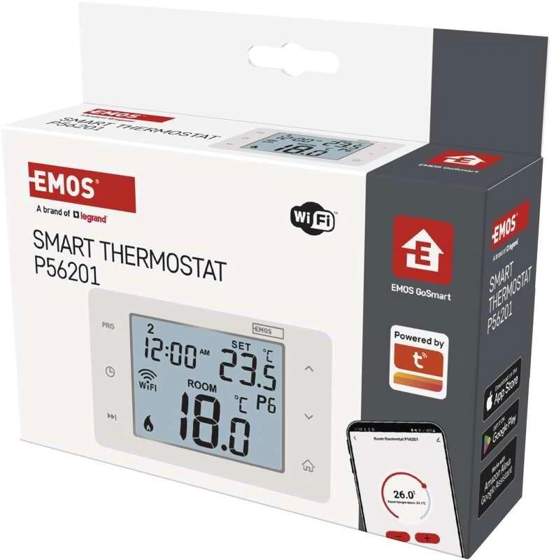 Emos GoSmart Skaitmeninis termostat pokojowy su Wi-Fi P56201
