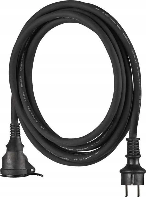 Emos Ilgintuvas 1 lizdas 5m 3 1,5 mm guma/neoprenas (P01705)