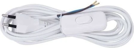 Emos Jungiamasis laidas su jungikliu KF-HK-1 H03VVH2-F 2x0,75 3m balta (S08273)