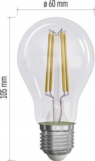 Emos Żarówka LED Filament ZF5157 5W E27 A60 2700K transparentna ciepła