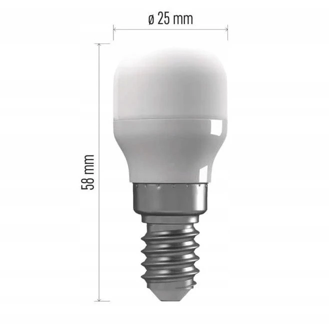 Emos LED lemputė šaldytuvui E14 2.3W (25W) 255lm neutraliai balta