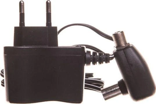 Emos TV antenai maitinimo šaltinis 12V 0.3A, sieninis, stabilizuotas su TV kištukas - F lizdais
