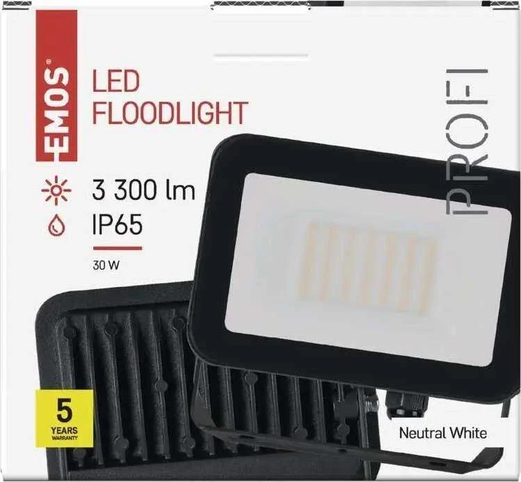 Emos prožektorius LED prožektorius Profi ZS2632 30W 3300lm 4000K IP65 juodas