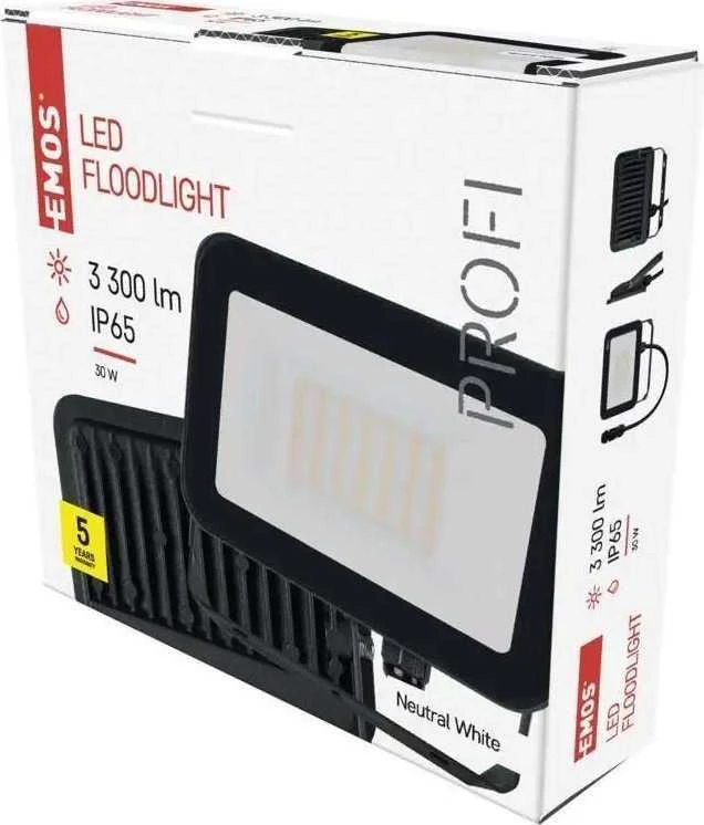 Emos prožektorius LED prožektorius Profi ZS2632 30W 3300lm 4000K IP65 juodas