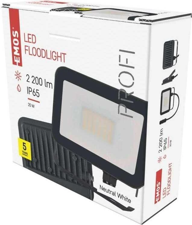 Naświetlacz Emos Naświetlacz LED Profi ZS2622 20W 2200lm 4000K IP65 juoda