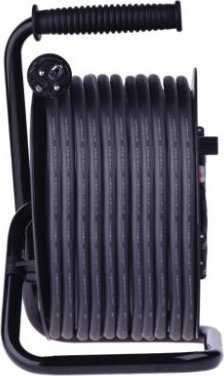 Emos prailginimo kabelio ritė 50 m 4 lizdai 230V 3x2,5 mm2 juoda P084503