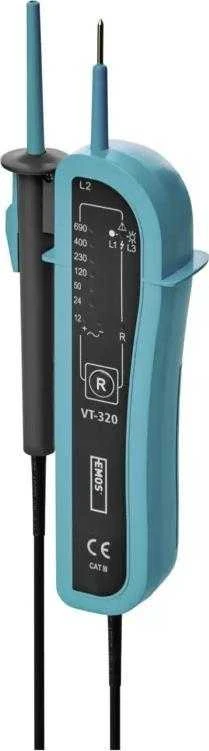 Emos testeris, įtampos testeris VT-320 fazių nustatymas