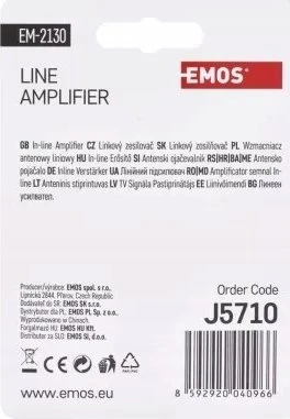 Emos linijinis antenos stiprintuvas J5710 30 dB