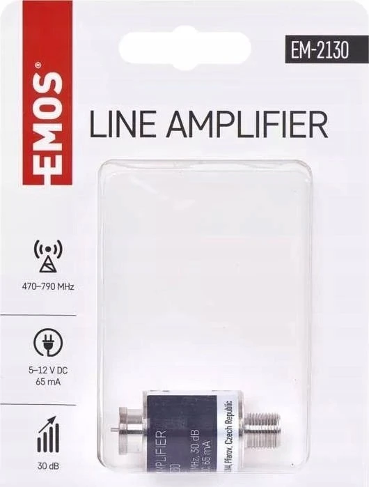 Emos linijinis antenos stiprintuvas J5710 30 dB