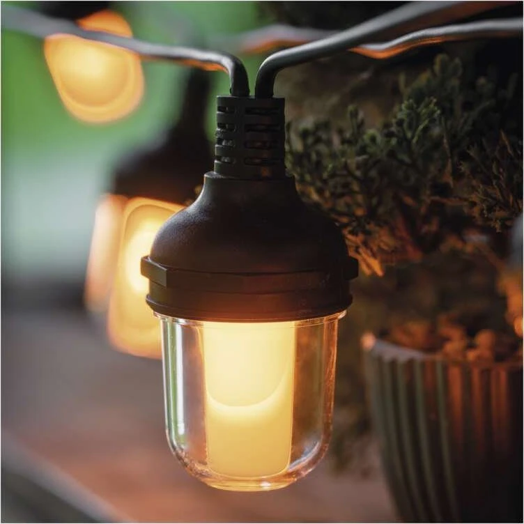 Emos Šventinė girlianda 10x 10 LED skaidrios 4,5 m vintage P44 DCPV01