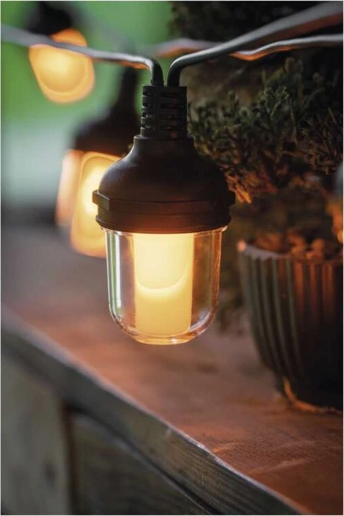 Emos Šventinė girlianda 10x 10 LED skaidrios 4,5 m vintage P44 DCPV01