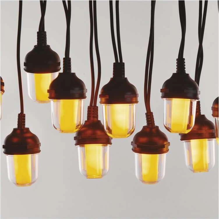 Emos Šventinė girlianda 10x 10 LED skaidrios 4,5 m vintage P44 DCPV01