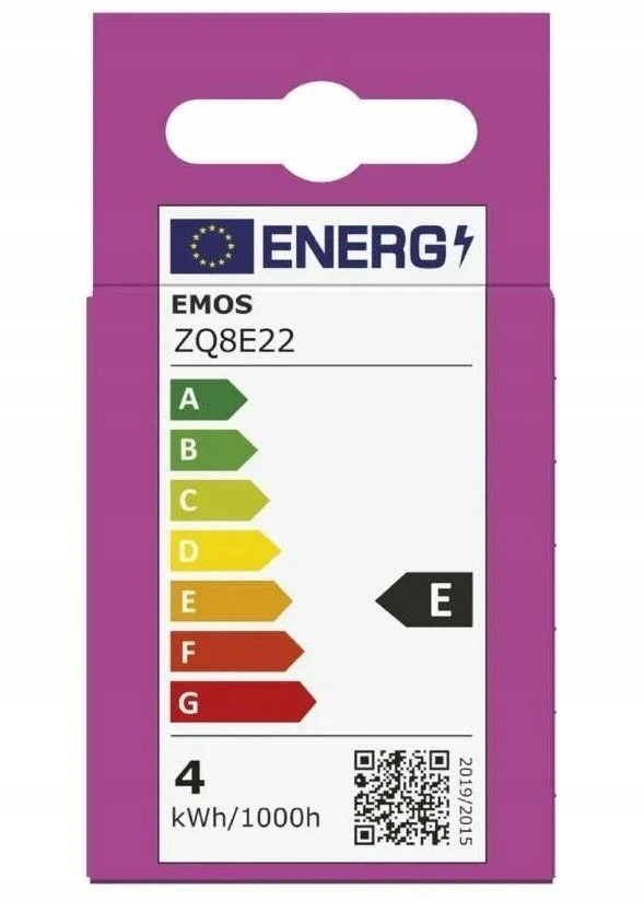 LED lemputė GU10 230V MR16 4W 450lm, šiltai balta, 3000K, EMOS