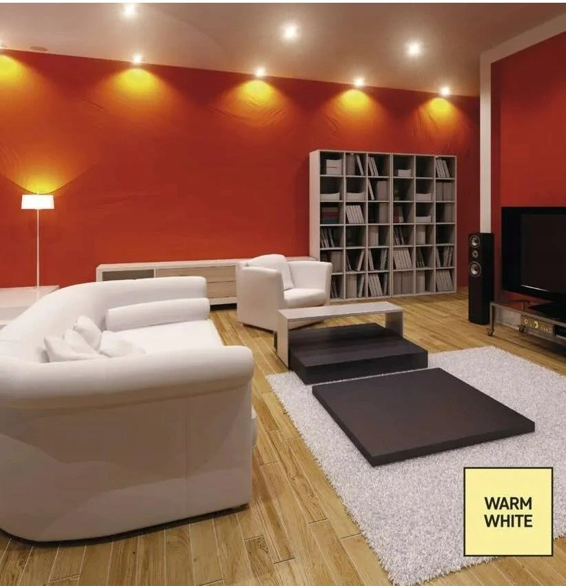 LED lemputė GU10 230V MR16 4W 450lm, šiltai balta, 3000K, EMOS