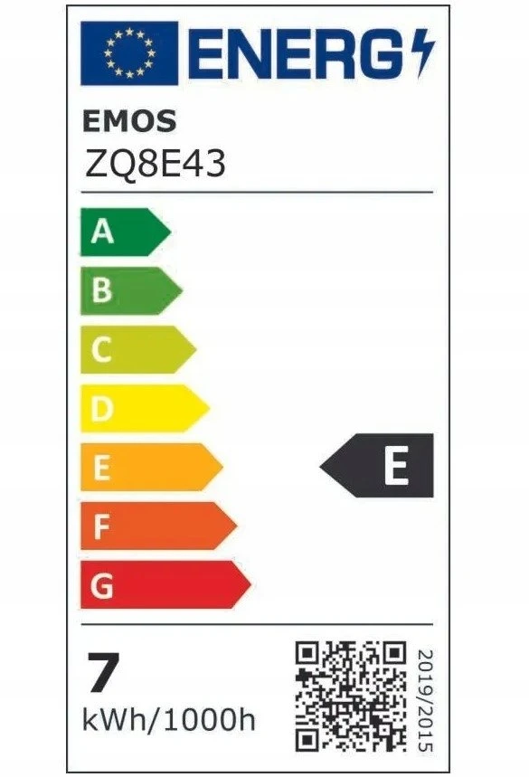 Emos LED lemputė GU10 230V MR16 7W 806lm, neutraliai balta, 4000K, 100°