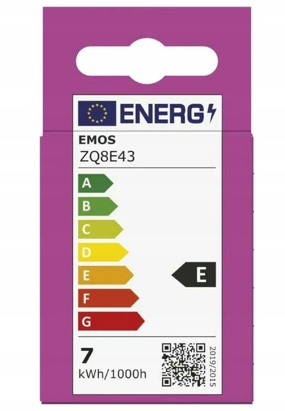 Emos LED lemputė GU10 230V MR16 7W 806lm, neutraliai balta, 4000K, 100°