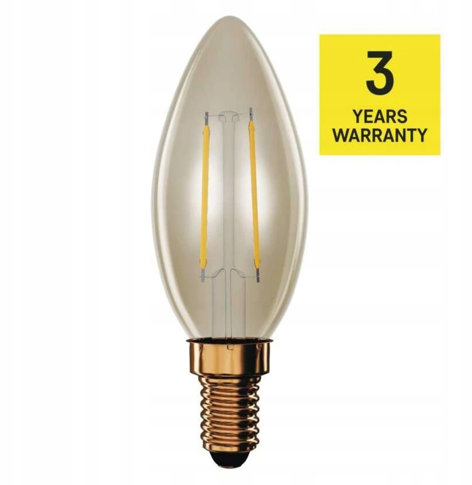 Emos Żarówka LED Vintage świeczka E14 2,5W (20W) 225lm 2200K ciepła biel Z53012