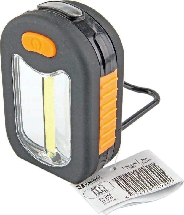 Žibintuvėlis LED, COB, su magnetu ir kabliu, 200lm, 3xAAA, EMOS