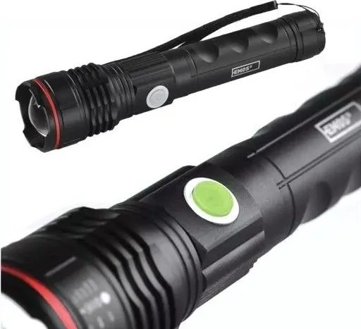 Emos Žibintuvėlis LED įkraunamas USB-C 600lm 3 režimai 100/50/25% hermetiškas P3116 aliuminis juodas, gali veikti su baterijomis 3x R03 AAA