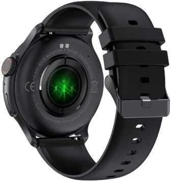Emporia Išmanusis laikrodis „Joy“ vyrams ir moterims, fitneso laikrodis, sportinis laikrodis senjorams, sveikatos laikrodis, telefono funkcija, „Bluetooth“ žadintuvas, juodas