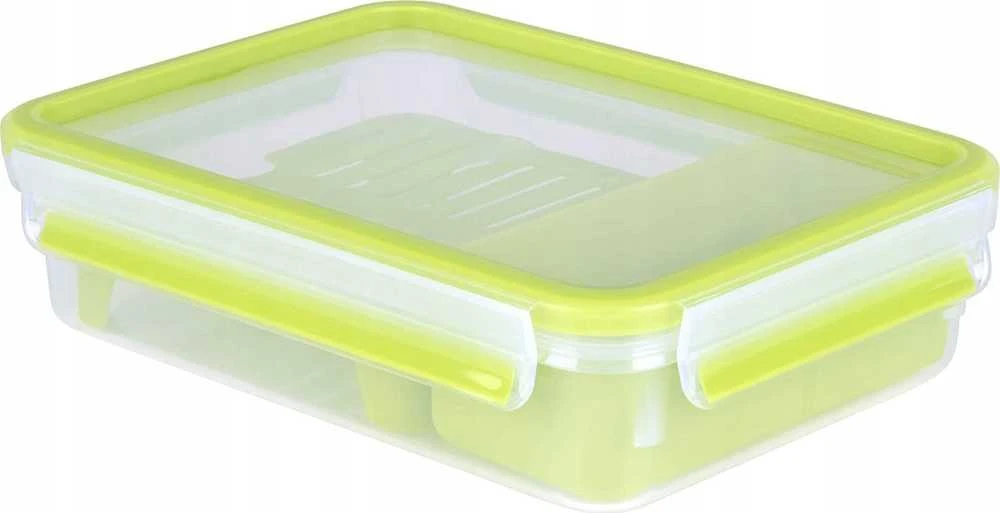 Emsa Clip&Go Brunchbox 518099 1,2l Skaidrus/Žalias