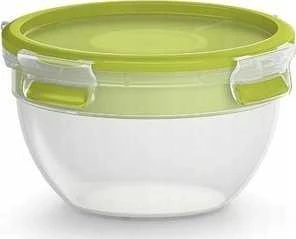 Emsa 518097 Clip&Go užkandžių dėžutė 1l, žalia