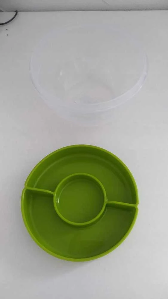 Emsa 518097 Clip&Go užkandžių dėžutė 1l, žalia