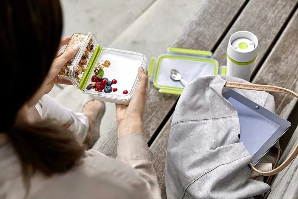 Emsa Clip&Go Yoghurtbox žalia 0,6l