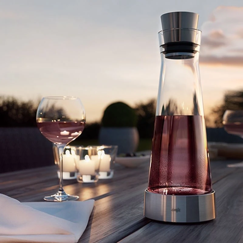Gertuvė Emsa Flow Slim stiklinis grafinas 1,0l Glass 515675
