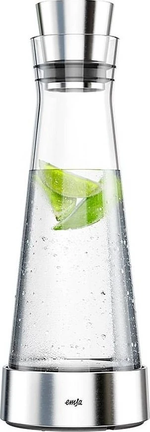 Gertuvė Emsa Flow Slim stiklinis grafinas 1,0l Glass 515675