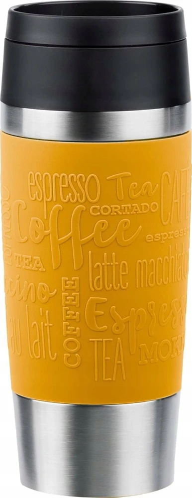 EMSA Travel Mug Classic 36 ml Nerūdijančiojo plieno, Geltona