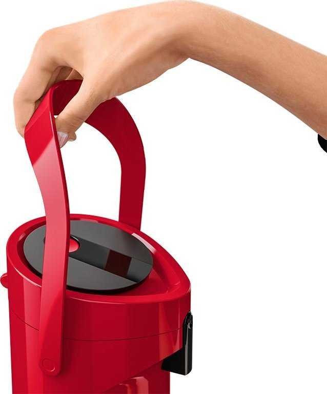 Emsa Emsa PONZA siurblio vakuuminis ąsotis 1,9 litro (raudonas (blizgus), Comfort Press)