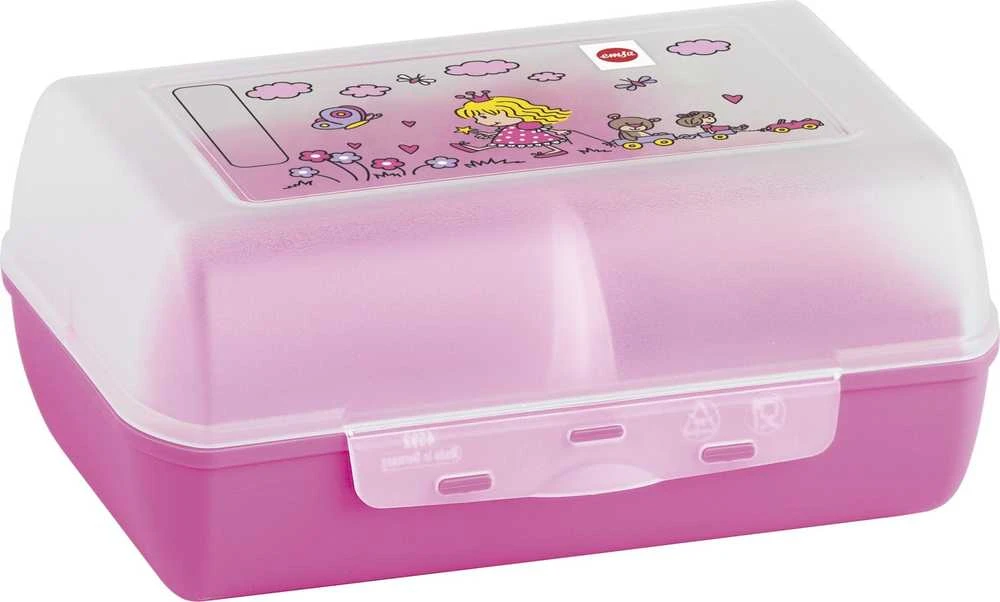 Emsa Kids vandens butelis 0,4l + pietų dėžutė princesė 518137 rinkinys