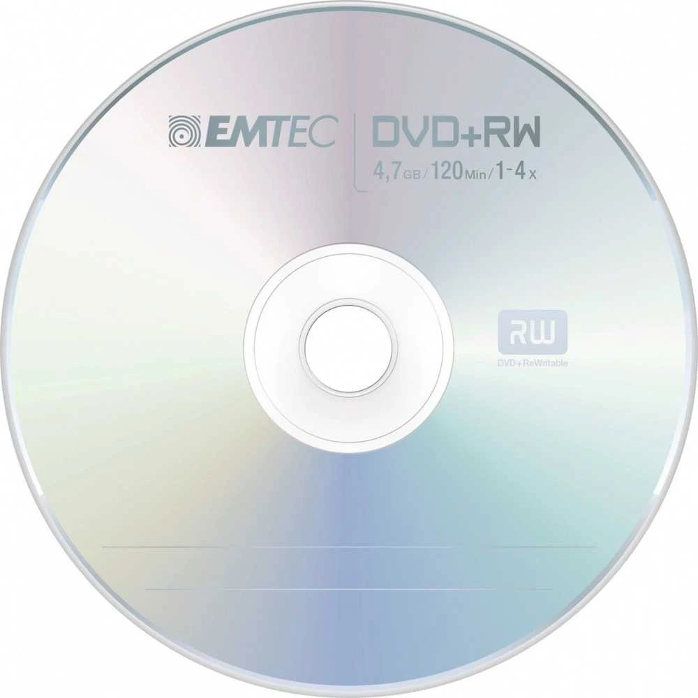 Emtec DVD+RW diskas su holografiniu atspindžiu